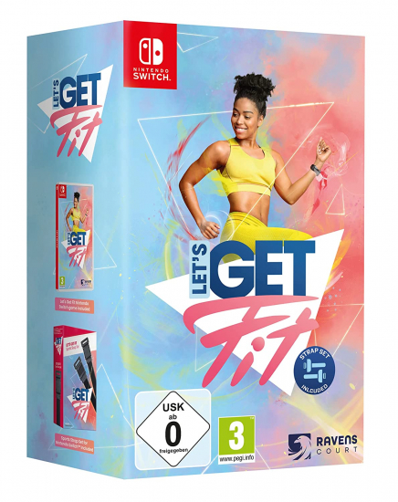 Let's Get Fit Bundle inkl. Sportgurte (deutsch) (AT PEGI) (Nintendo Switch)