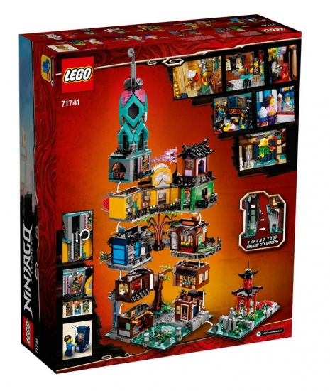 LEGO NINJAGO 71741 Die Gärten von NINJAGO City [neu - Verpackung beschädigt]