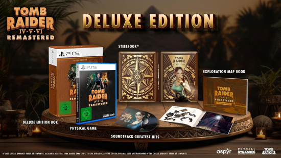 Tomb Raider 4-6 Remastered Starring Lara Croft Deluxe Edition (deutsch spielbar) (DE USK) (PS5)