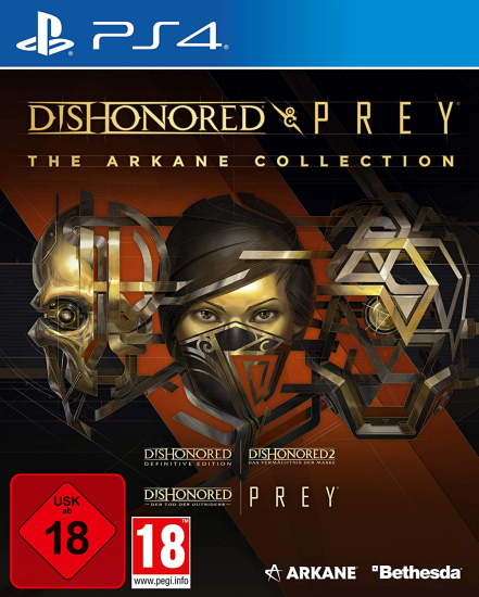 The Arkane Collection Dishonored, Dishonored 2 & Prey [uncut] (deutsch) (AT PEGI) (PS4)