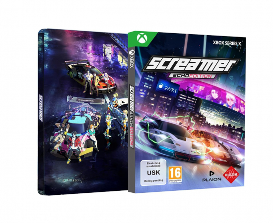 Screamer Echo Steelbook Edition (englisch spielbar) (AT PEGI) (XBOX Series X) inkl. 5 DLC Pakete