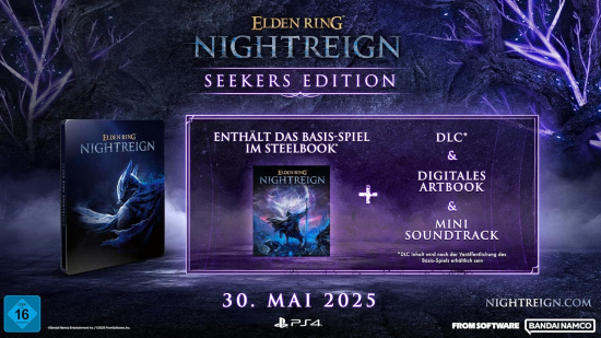 Elden Ring Nightreign Seeker Steelbook Edition (deutsch spielbar) (DE USK) (PS4)