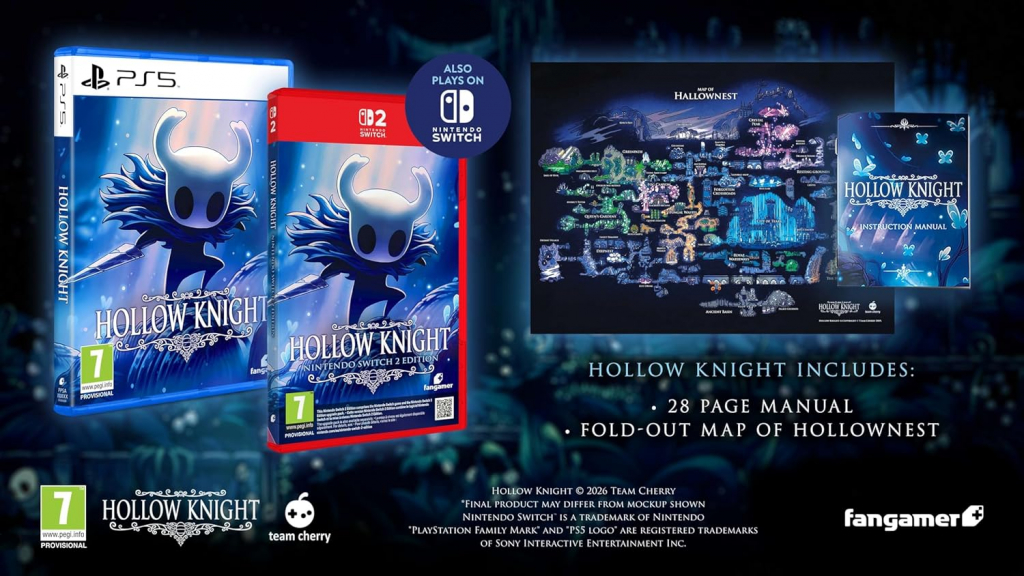 Preview: Hollow Knight (deutsch spielbar) (EU PEGI) (Nintendo Switch 1 & 2)