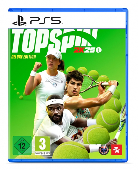 Top Spin 2K25 Deluxe Edition (deutsch spielbar) (AT PEGI) (PS5) inkl. Under the Lights Pack