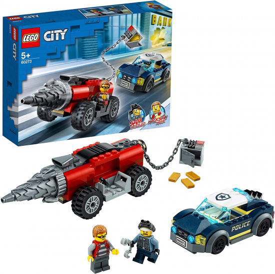LEGO® City 60273 Polizei Verfolgung des Bohrfahrzeugs [neu]