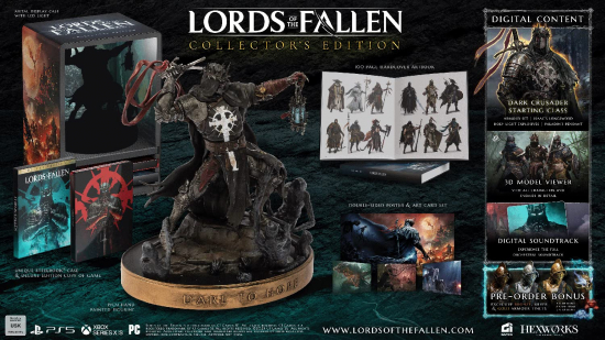 Lords of the Fallen 2023 Collector's Edition (deutsch spielbar) (AT PEGI) (XBOX Series X) inkl. 6 DLC / Dark Crusader DLC / Steelbook