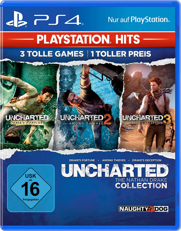 Uncharted The Nathan Drake Collection [Playstation Hits] [uncut] (deutsch) (DE USK) (PS4)