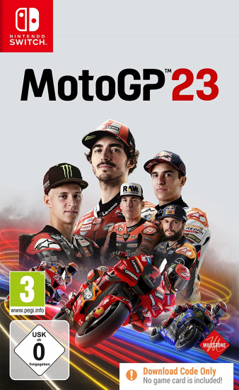 MotoGP 23 (deutsch spielbar) (AT PEGI) (Nintendo Switch) [Code in a Box]