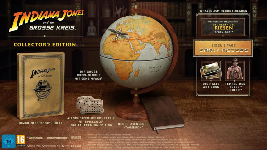 Indiana Jones und der große Kreis Collector's Edition (deutsch/englisch spielbar) (AT PEGI) (XBOX Series X) inkl. 3 Tage Early Access / Der letzte Kreuzzug DLC