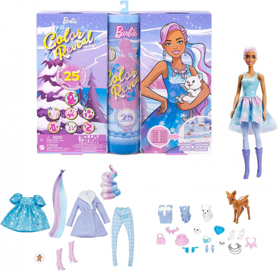 Mattel Barbie Color Reveal Adventskalender 2022 HJD60