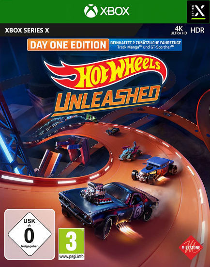 Hot Wheels Unleashed Day One Edition (deutsch) (AT PEGI) (XBOX Series X) inkl. HOT WHEELS-SPORTSCARS