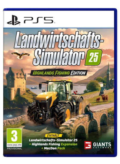 Landwirtschafts-Simulator 25 Highlands Fishing Edition (deutsch spielbar) (AT PEGI) (PS5) inkl. MacDon Pack