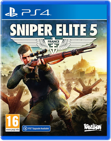 Sniper Elite 5 France [uncut] (deutsch) (EU PEGI) (PS4) inkl. PS5 Upgrade / Target Führer Wolf Mountain DLC