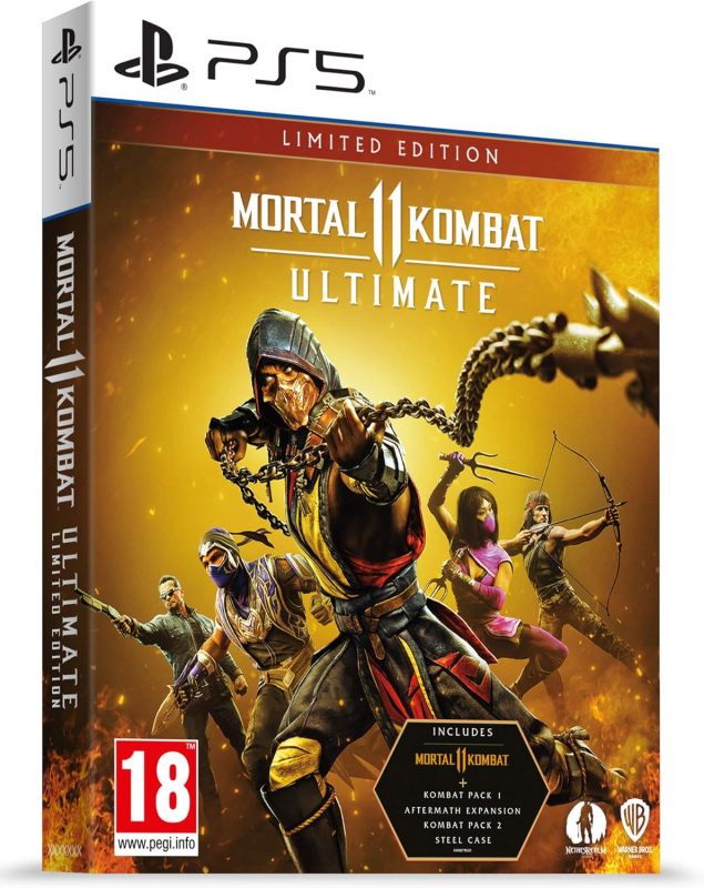 Mortal Kombat 11 Ultimate Edition [uncut] (deutsch) (EU PEGI) (PS5) inkl. Time Warriors Skins Pack