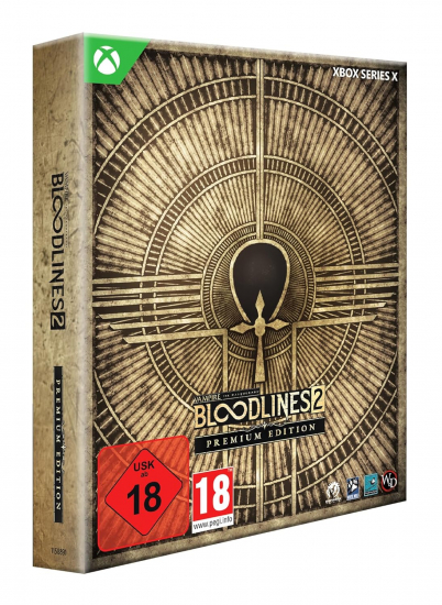 Vampire The Masquerade Bloodlines 2 Premium Edition (deutsch spielbar) (AT PEGI) (XBOX Series X) inkl. Bloodlines Nostalgia Jukebox DLC / Steelbook