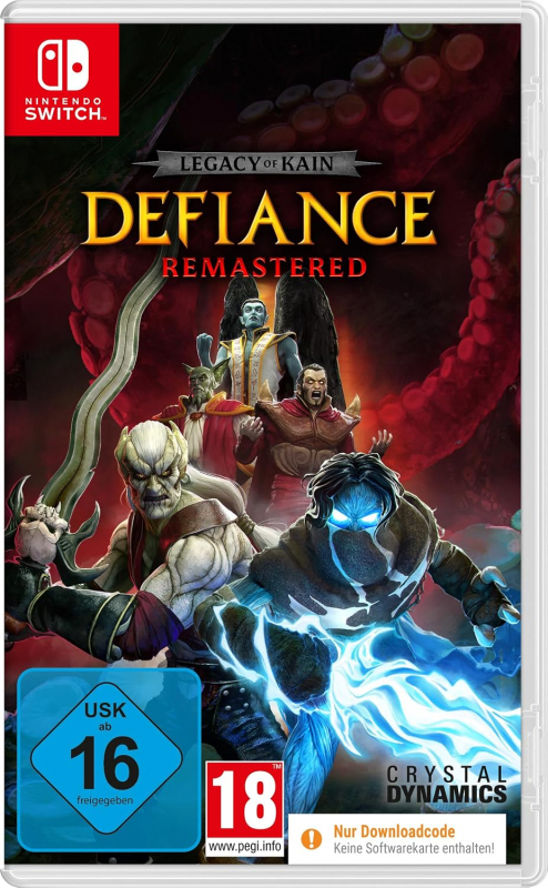 Legacy of Kain Defiance Remastered (deutsch spielbar) (AT PEGI) (Nintendo Switch) [Code in a Box Version]