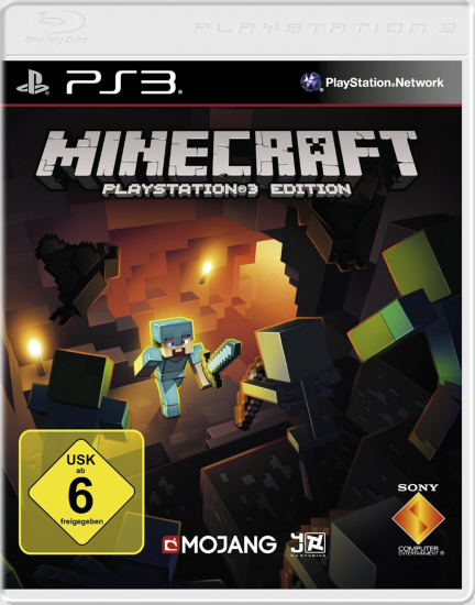 Minecraft (deutsch spielbar) (DE USK) (PS3) [Gebrauchtware]