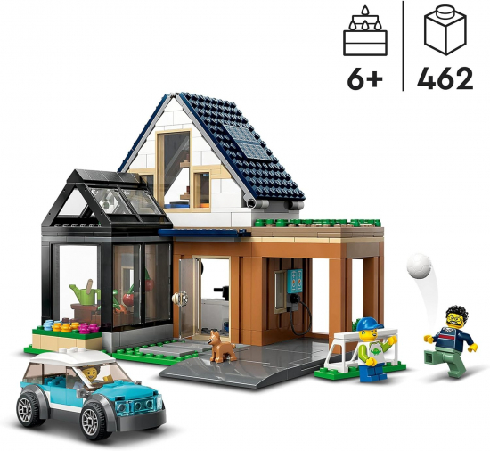 LEGO® City 60398 Familienhaus mit Elektroauto [neu]