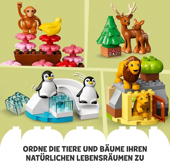 LEGO® DUPLO 10975 Wilde Tiere der Welt [neu]