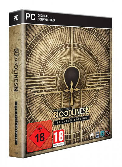 Vampire The Masquerade Bloodlines 2 Premium Edition (deutsch spielbar) (AT PEGI) (PC) inkl. Bloodlines Nostalgia Jukebox DLC / Steelbook