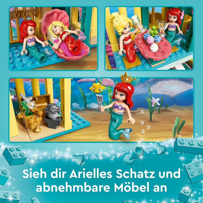 LEGO® Disney 43207 Arielles Unterwasserschloss [neu]