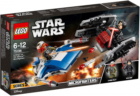 LEGO Star Wars 75196 A-Wing vs. TIE Silencer Microfighters [neu]