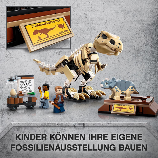 LEGO® Jurassic World 76940 T. Rex-Skelett in der Fossilienausstellung [neu]