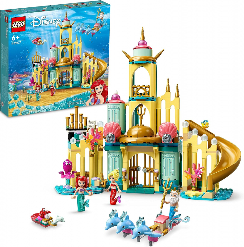 LEGO® Disney 43207 Arielles Unterwasserschloss [neu]