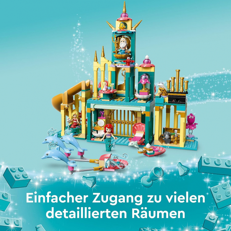 LEGO® Disney 43207 Arielles Unterwasserschloss [neu]