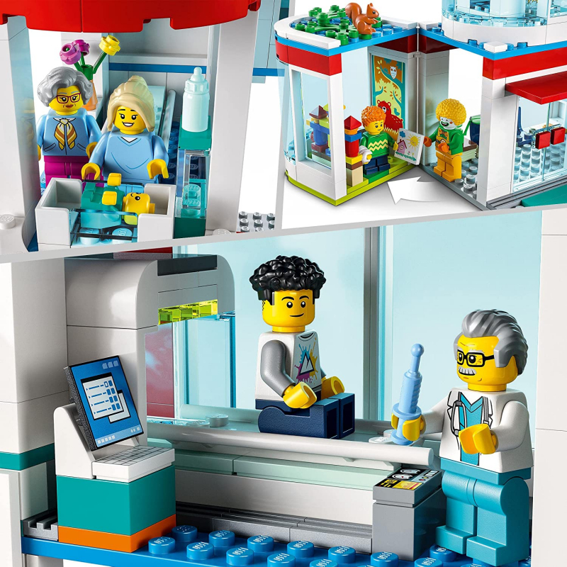Preview: LEGO® City 60330 Krankenhaus [neu - Verpackung leicht ausgebleicht]