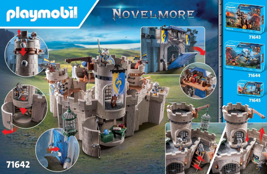 Preview: PLAYMOBIL Novelmore 71642 Arwynns Burg, Ritterburg [neu]