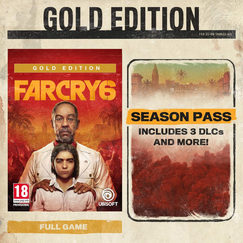 Preview: Far Cry 6 Gold Edition [uncut] (englisch spielbar) (EU PEGI) (PS4) inkl. Season Pass