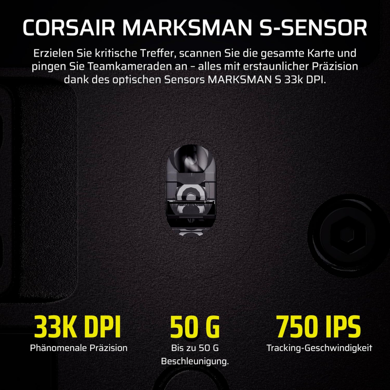 Corsair Scimitar Elite Wireless SE MMO Gaming Mouse - Gunmetal schwarz | USB/Bluetooth (CH-9314014-WW)
