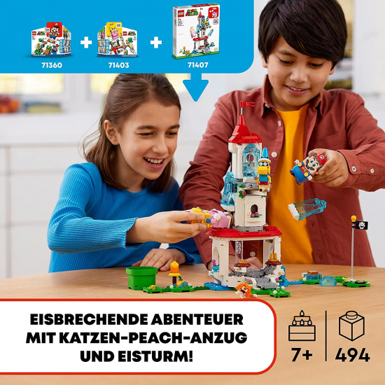 LEGO® Super Mario™ 71407 Katzen-Peach-Anzug und Eisturm - Erweiterungsset [neu]