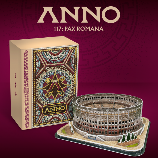 Anno 117 Pax Romana Governor's Steelbook Edition (deutsch spielbar) (AT PEGI) (PC) [Code in a Box] inkl. Builder Pack DLC