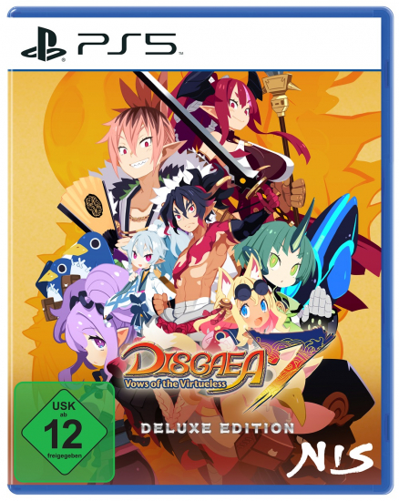 Disgaea 7 Vows of the Virtueless Deluxe Edition (englisch spielbar) (DE USK) (PS5)