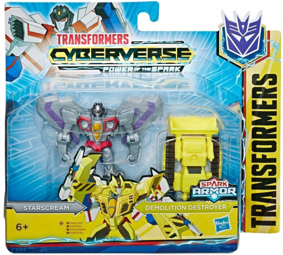 Transformers Hasbro Cyberverse Starscream & Demolition Destroyer E4219 [neu]