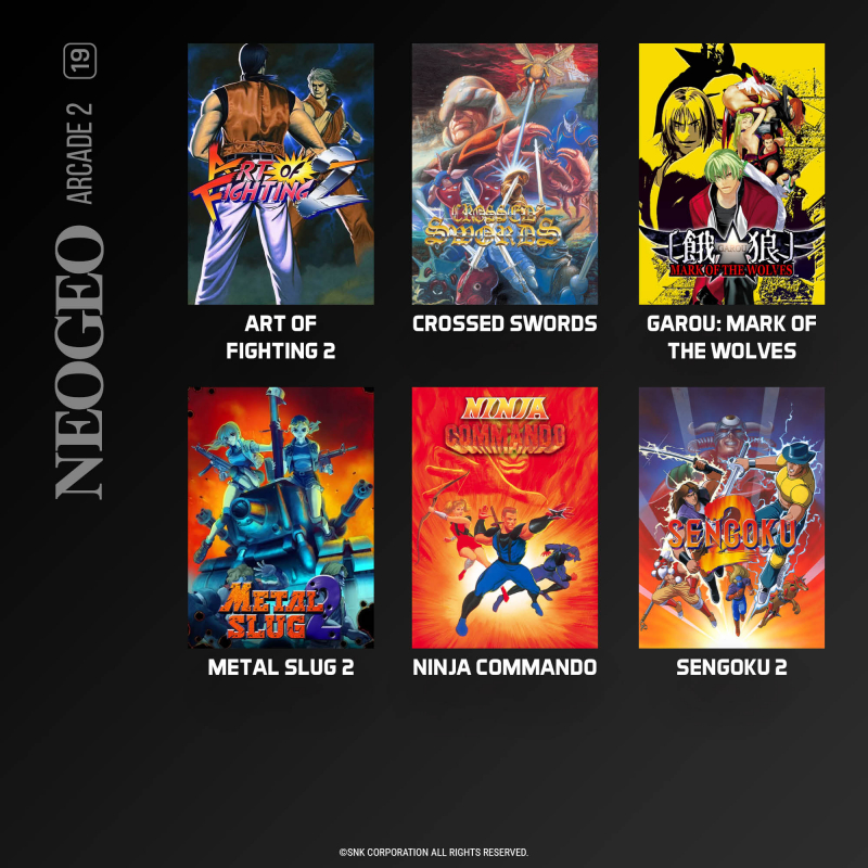 Preview: NEOGEO Super Pocket Starter Bundle mit 3 Evercade Cartridges [neu]