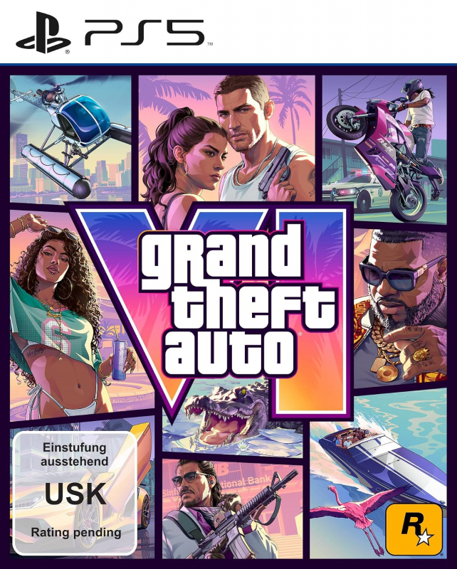 Grand Theft Auto VI (GTA 6) [uncut] (deutsch spielbar) (DE USK) (PS5) [Code in a Box Version] inkl. Vintage Vice City Pack