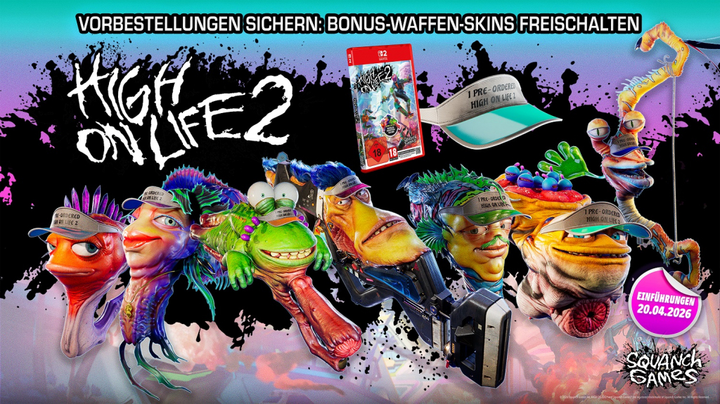 High on Life 2 [uncut] (deutsch spielbar) (AT PEGI) (Nintendo Switch 2) inkl. Bonus Waffen Skin DLC