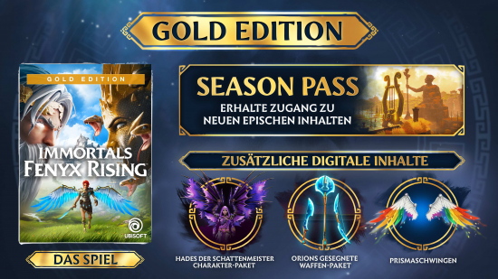 Immortals Fenyx Rising Gold Edition (deutsch) (AT PEGI) (XBOX ONE / XBOX Series X) inkl. Season Pass