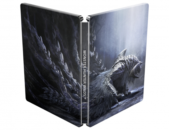 Monster Hunter Wilds Steelbook Edition (deutsch spielbar) (EU PEGI) (PS5) inkl. Gildenritter-Rüstungsset / Talisman