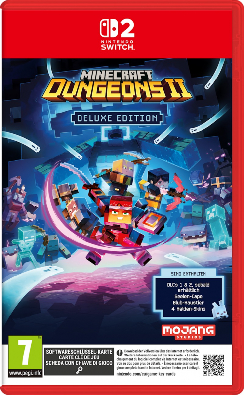 Minecraft Dungeons 2 Deluxe Edition (deutsch spielbar) (AT PEGI) (Nintendo Switch 2) inkl. 4 DLC