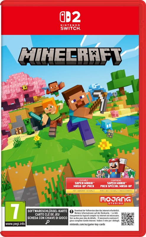 Minecraft (deutsch) (AT PEGI) (Nintendo Switch 2) inkl. Super Mario Mash-Up-Pack