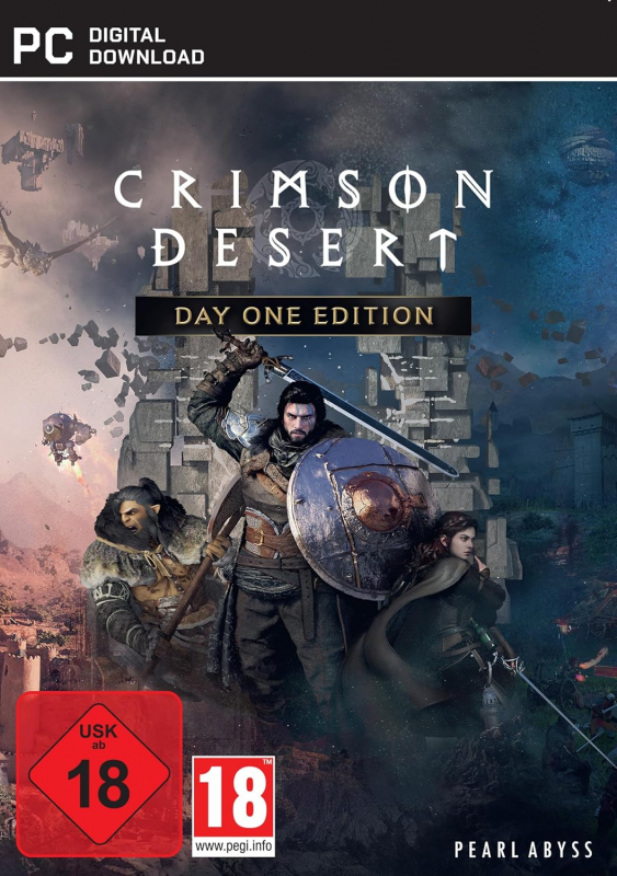 Crimson Desert Day One Edition [uncut] (deutsch spielbar) (AT PEGI) (PC) [Code in a Box] inkl. Khaled-Schild DLC
