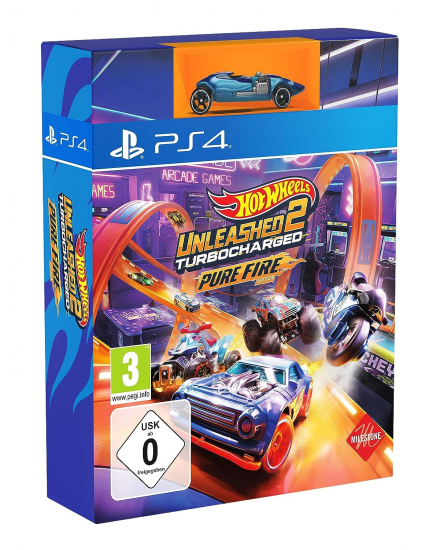 Hot Wheels Unleashed™ 2 – Turbocharged Pure Fire Edition (deutsch spielbar) (AT PEGI) (PS4) inkl. 4 extra Fahrzeuge / Hot Wheels Twin Mill