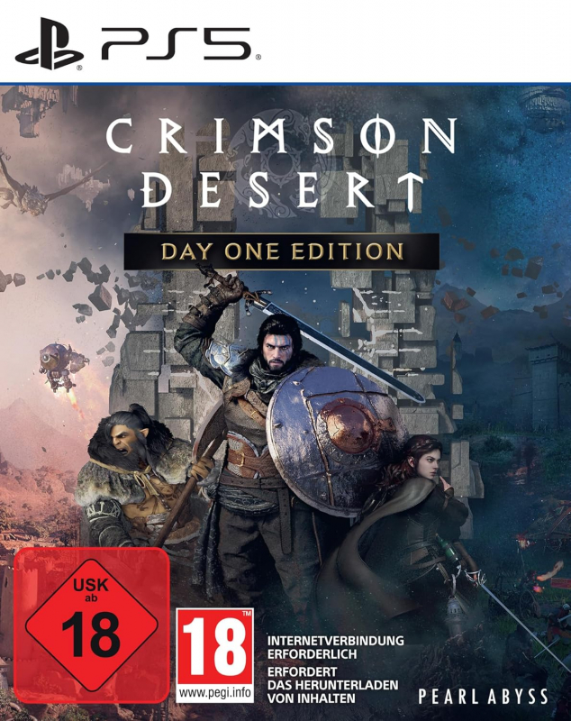 Crimson Desert Day One Edition [uncut] (deutsch spielbar) (AT PEGI) (PS5) inkl. Khaled-Schild DLC / PS5 Bonus
