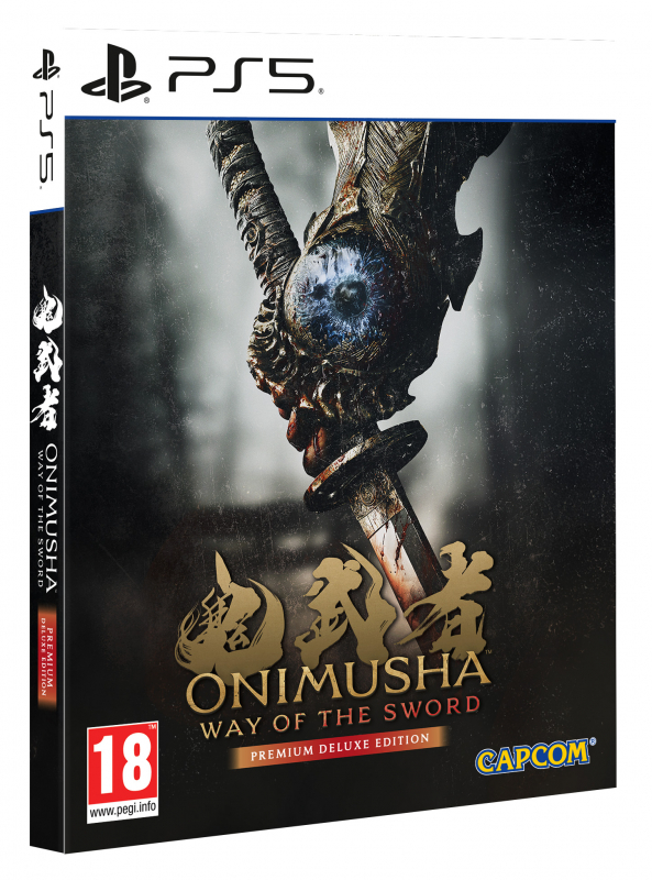 Onimusha Way of the Sword Premium Deluxe Steelbook Edition [uncut] (deutsch spielbar) (AT PEGI) (PS5) inkl. Talisman Komainu/Weißer Affe & Versiegelter Fluch/Weißer Löwe DLC