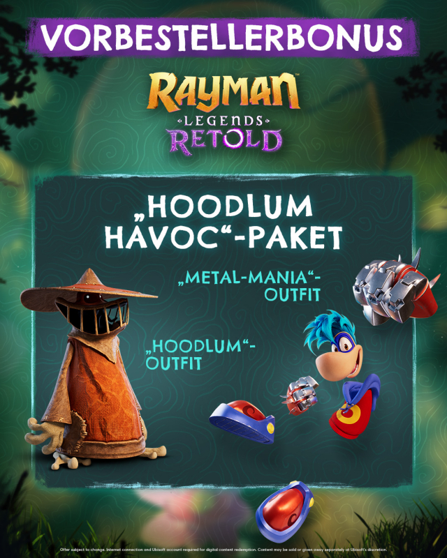 Preview: Rayman Legends Retold Launch Edition (deutsch spielbar) (AT PEGI) (Nintendo Switch 2) inkl. Hoodlum Havoc DLC