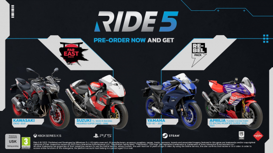 RIDE 5 Day One Edition (deutsch spielbar) (AT PEGI) (XBOX Series X)